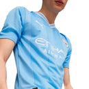 Camisa Oficial Manchester City I 23/24 Masculina Azul
