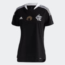 Camisa Flamengo Consciência Negra 21/22 Torcedor Adidas Feminina - Preta