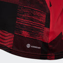 Camisa Flamengo Pré Jogo 23/24 Torcedor Adidas Masculina - Vermelho
