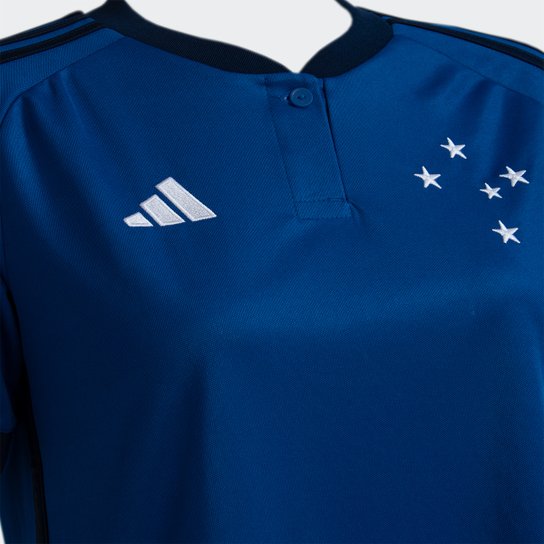 Camisa Cruzeiro 23/24 Torcedor Adidas Feminina - Azul