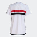 Camisa São Paulo I 23/24 Torcedor Adidas Feminina - Branco e Vermelho