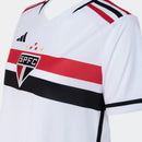 Camisa São Paulo I 23/24 Torcedor Adidas Feminina - Branco e Vermelho