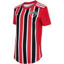 Camisa São Paulo II 22/23 Torcedor Adidas Feminina - Vermelho, Preto e Branco