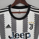 Camisa Juventus Home 22/23 Torcedor Feminina - Branco e Preto
