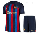 Conjunto Infantil Barcelona 22/23 - Azul Grená
